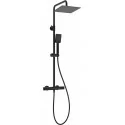 NACN4HT 5907650815075 DEANTE Therm Deszczownica z Baterią Prysznicową Termostatyczną Nero Czarny Mat NAC_N4HT