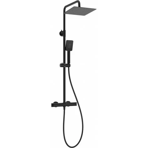 NACN4HT 5907650815075 DEANTE Therm Deszczownica z Baterią Prysznicową Termostatyczną Nero Czarny Mat NAC_N4HT