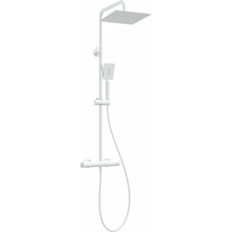 NACA4HT 5907650881933 DEANTE Therm Deszczownica z Baterią Prysznicową Termostatyczną Biała NAC_A4HT Zestaw Natynkowy