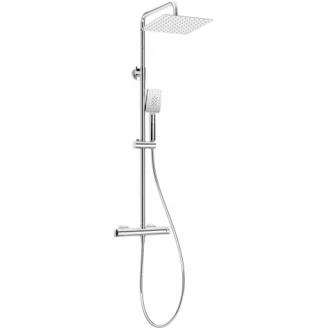 5907650815068 Sklep Armatura DEANTE Therm Deszczownica z Baterią Prysznicową Termostatyczną Chrom NAC_04HT