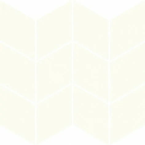 PARADYŻ Uniwersalna Mozaika Prasowana Bianco Romb Braid 20,5x23,8 Gat I
