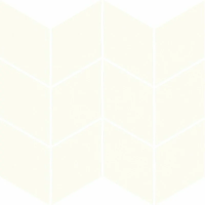 PARADYŻ Uniwersalna Mozaika Prasowana Bianco Romb Braid 20,5x23,8 Gat I