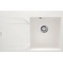 5907650888284 DEANTE Evora Zlewozmywak Granitowy 1-komorowy z Ociekaczem - Lewy - Alabaster ZQJ_A11L SKLEP BATERIE