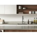 5907650837503 Armatura Kuchenna DEANTE Olfato Precious Zlewozmywak Stalowy 1-komorowy Titanium ZPO_D10B