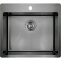 5907650837503 Armatura Kuchenna DEANTE Olfato Precious Zlewozmywak Stalowy 1-komorowy Titanium ZPO_D10B