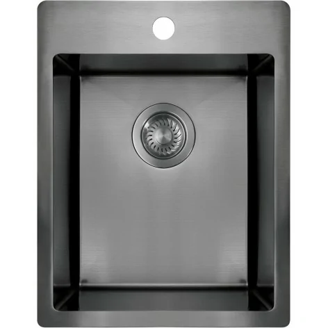 5907650869559 ZPOD10E DEANTE Olfato Precious Zlewozmywak kuchenny Stalowy 1-komorowy Titanium ZPO_D10E