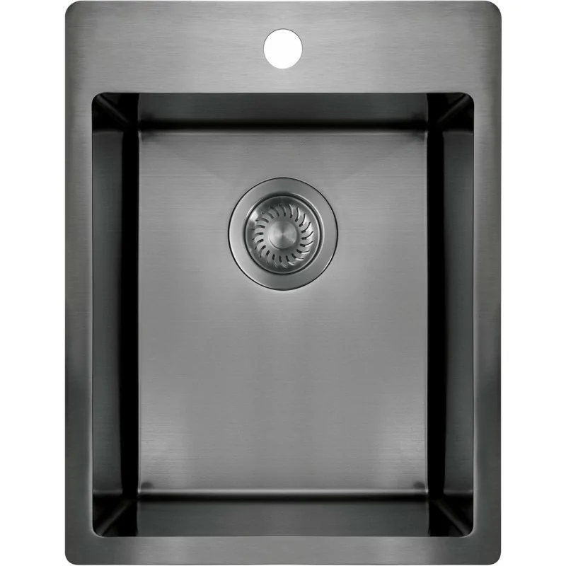 5907650869559 ZPOD10E DEANTE Olfato Precious Zlewozmywak kuchenny Stalowy 1-komorowy Titanium ZPO_D10E