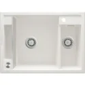 5908212094952 DEANTE Magnetic Zlewozmywak kuchenny Granitowy Magnetyczny 1.5-komorowy Alabaster ZRM_A503
