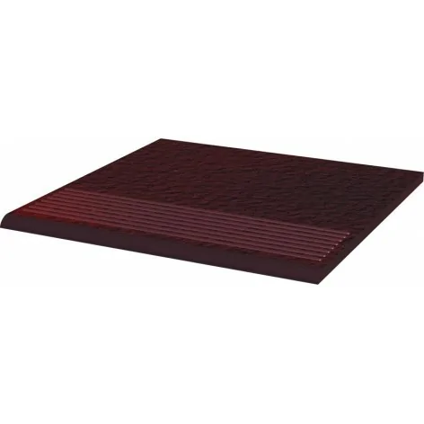 5902610524936 Sklep Płytki Klinkierowe PARADYŻ Cloud Brown Stopnica Prosta Duro Struktura Mat. 30x30 G1