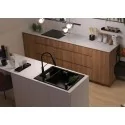 5907650874751 Sklep Kuchnia DEANTE Magnetic Zlewozmywak Granitowy Magnetyczny 1.5-komorowy Nero ZRM_N503