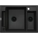 5908212094990 Sklep Kuchnia DEANTE Magnetic Zlewozmywak Granitowy Magnetyczny 1.5-komorowy Grafit Metalik ZRM_G503