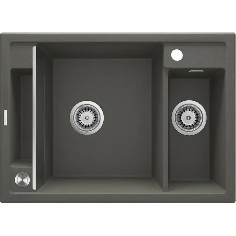 5908212095072 Sklep Kuchnia DEANTE Magnetic Zlewozmywak Granitowy Magnetyczny 1.5-komorowy Antracyt Metalik ZRM_T503