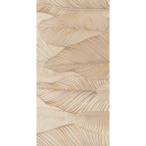 5903238068758 Sklep Płytki TUBĄDZIN Mild Clay Leaves C Obraz Gresowy Ścienny Gres Rekt. Mat. 59,8x119,8 60x120