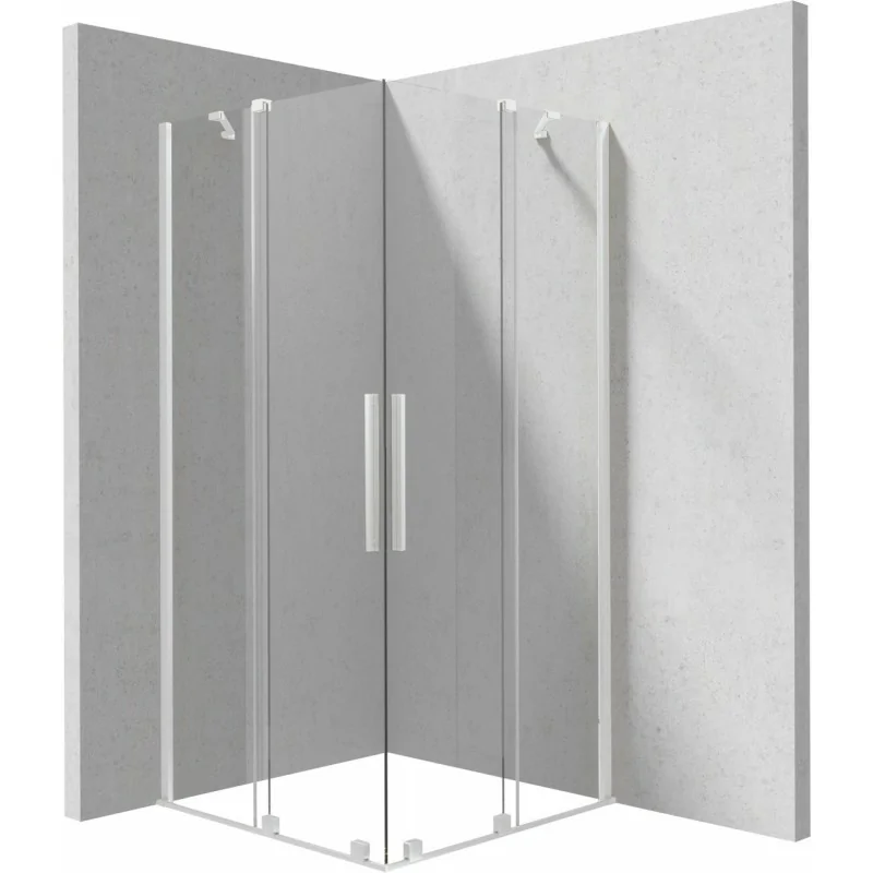 5907650884125 Sklep DEANTE Prizma Kabina Prysznicowa Kwadratowa 90x90 cm Bianco + Szkło Transparentne KPNAP09P09