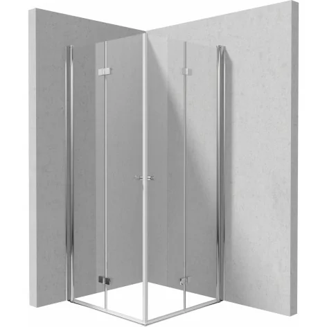 5907650884330 Sklep DEANTE Kerria Plus Kabina Prysznicowa Kwadratowa 90x90 cm Chrom + Szkło Transparentne KKN0X09X09
