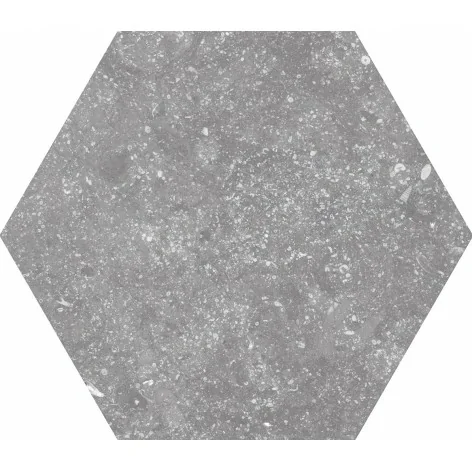 8435404921156 Sklep Płytki Hiszpańskie EQUIPE Coralstone Hexagon Grey EQ 23578 Gres Mat. 29,2x25,4 G1