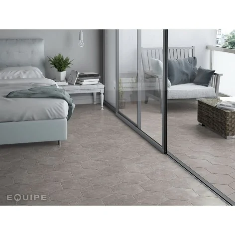 8435404921156 Sklep Płytki Hiszpańskie EQUIPE Coralstone Hexagon Grey EQ 23578 Gres Mat. 29,2x25,4 G1