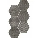 8435404921163 EQUIPE Coralstone Hexagon Melange Black EQ 23579 Gres Mat. 29,2x25,4 G1