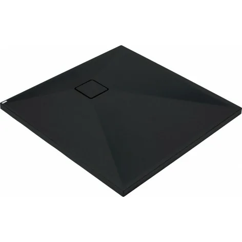 5908212095751 Sklep Ceramika Łazienkowa DEANTE Correo Brodzik Granitowy Kwadratowy 90x90 cm Nero Czarny KQR_N41B