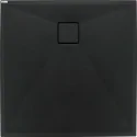 5908212095751 Sklep Ceramika Łazienkowa DEANTE Correo Brodzik Granitowy Kwadratowy 90x90 cm Nero Czarny KQR_N41B