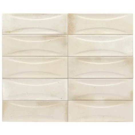 8435081400470 Sklep Płytki EQUIPE Hanoi Arco White EQ 30039 Płytka Ścienna Jasna Cegiełka 6,5x20 G1