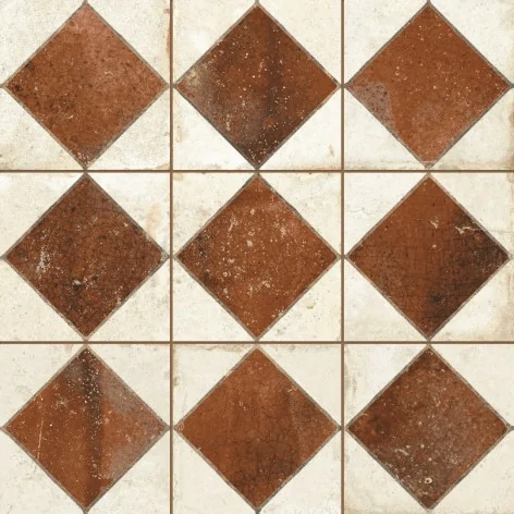 8434408408663 Sklep Płytki Postarzane PERONDA FS Arles Brown LT Płytka Podłogowa Patchwork 33x33 G1