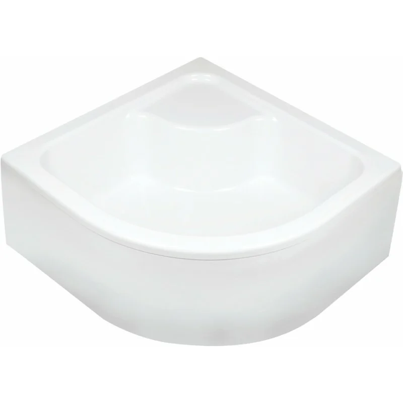5908212008096 Sklep Ceramika Łazienkowa DEANTE Deep Brodzik Akrylowy Półokrągły 80x80 cm - Głęboki Biały KTD_042B