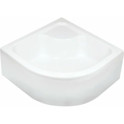 5908212008096 Sklep Ceramika Łazienkowa DEANTE Deep Brodzik Akrylowy Półokrągły 80x80 cm - Głęboki Biały KTD_042B