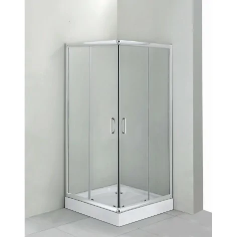 5908212064733 Sklep Ceramika Łazienkowa DEANTE Funkia Brodzik Akrylowy Kwadratowy 80x80 cm Biały KTC_042B