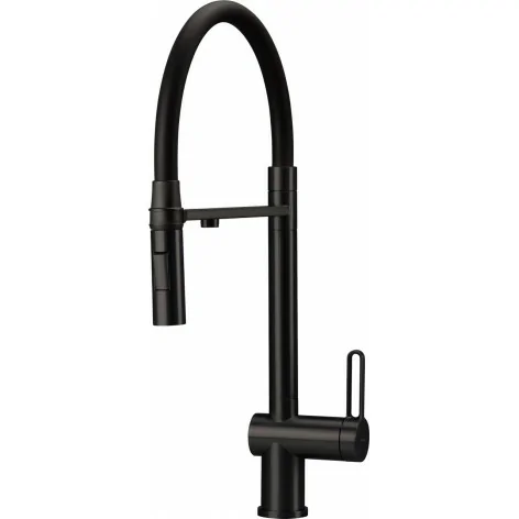 5907650864219 DEANTE Magnetic Bateria Kuchenna z Podłączeniem do Filtra Wody z Elastyczną Wylewką Nero Czarny Mat BRM_N75M