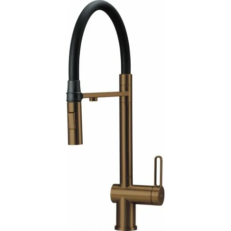 5907650864189 DEANTE Magnetic Bateria Kuchenna z Podłączeniem do Filtra Wody z Elastyczną Wylewką Brąz Szczotkowany BRM_C75M