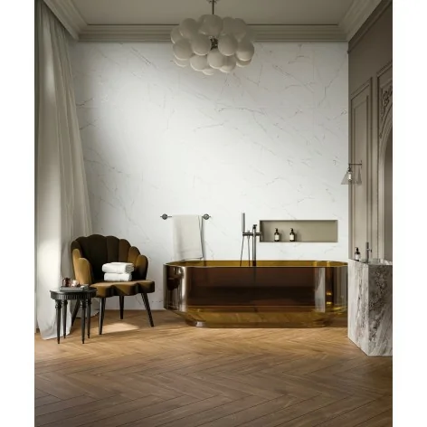 5903313356343 Sklep Płytki kamieniopodobne CERRAD Calmness White Gres Rekt. Poler 59,7x119,7 60x120