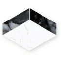 5903313358637 Sklep Płytki Mozaika Gresowa Polerowana Czarny biały marmur CERRAD Calmness Diamond Mix Mozaika Poler 25,7x20,5