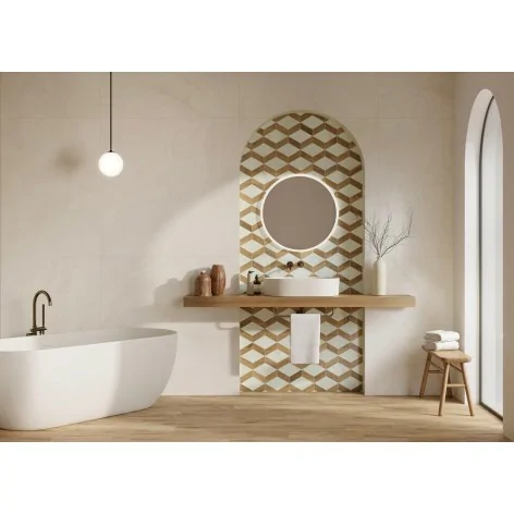 5903313354660 Płytki Wielkoformatowe XXL CERRAD Essence Ivory Gres Rekt. Poler 119,7x119,7 120x120 Kamień