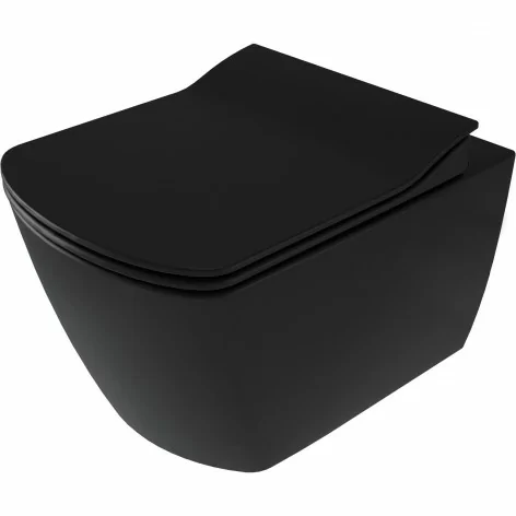 5907650892885 Sklep DEANTE Blur Miska WC z Funkcją Bidetu - z Baterią Mieszaczową Nero Czarny Mat CDZ_NWPW czarna muszla