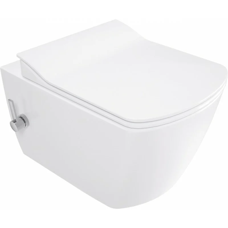5908212037973 Sklep DEANTE Blur Miska WC z Funkcją Bidetu - z Baterią Mieszaczową Biała CDZ_6WPW bidet toaleta
