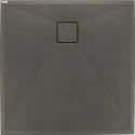 Sklep Ceramika Łazienkowa DEANTE Correo Brodzik Granitowy Kwadratowy 80x80 cm Antracyt Metalik KQR_T42B 5907650837756