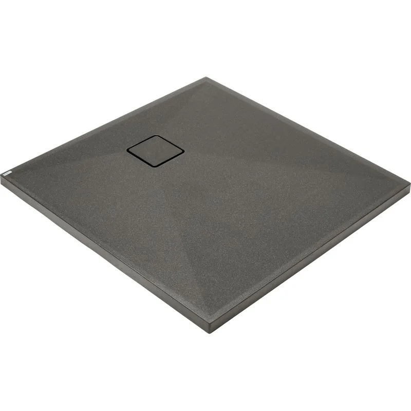 Sklep Ceramika Łazienkowa DEANTE Correo Brodzik Granitowy Kwadratowy 80x80 cm Antracyt Metalik KQR_T42B 5907650837756