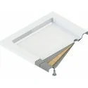 Sklep Ceramika Łazienkowa DEANTE Jasmin Brodzik Akrylowy Prostokątny 80x90 cm Biały KGJ_049B 5907650813286