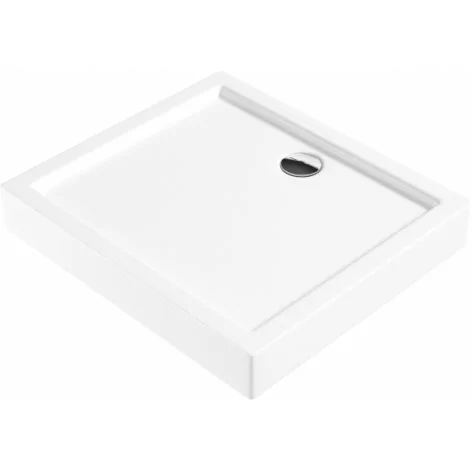 Sklep Ceramika Łazienkowa DEANTE Jasmin Brodzik Akrylowy Prostokątny 80x90 cm Biały KGJ_049B 5907650813286