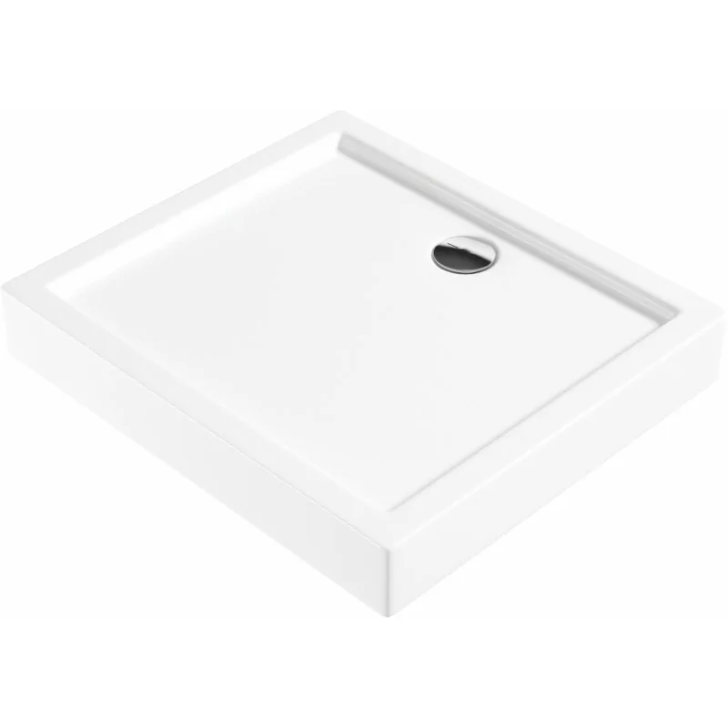 Sklep Ceramika Łazienkowa DEANTE Jasmin Brodzik Akrylowy Prostokątny 80x90 cm Biały KGJ_049B 5907650813286