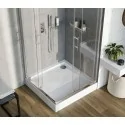 Sklep Ceramika Łazienkowa DEANTE Jasmin Brodzik Akrylowy Kwadratowy 90 cm Biały KGJ_041B 5908212099551