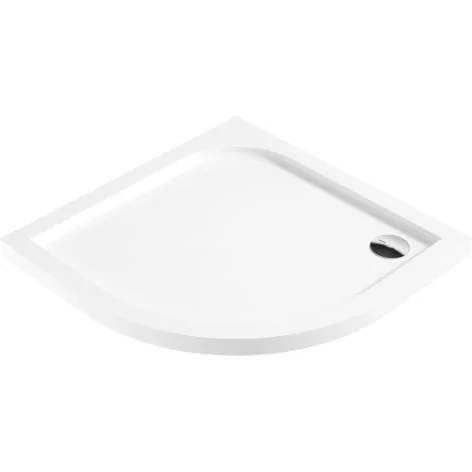 Sklep Ceramika Łazienkowa DEANTE Cubic Brodzik Akrylowy Półokrągły 90x90 cm Biały KTK_051B 5908212008164