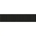 5904584187155 Sklep Płytki PARADYŻ Duo Tonne Black Płytka Ścienna Cegiełka Struktura A Mat. 6,5x29,8 SS--065X298-1-DUTO.BKA