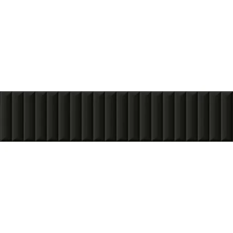 5904584187179 Sklep Płytki PARADYŻ Duo Tonne Black Płytka Ścienna Cegiełka Struktura B Mat. 6,5x29,8 SS--065X298-1-DUTO.BKB