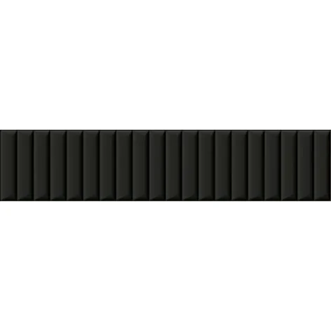 5904584187193 Sklep Płytki PARADYŻ Duo Tonne Black Płytka Ścienna Cegiełka Struktura C Mat. 6,5x29,8 SS--065X298-1-DUTO.BKC
