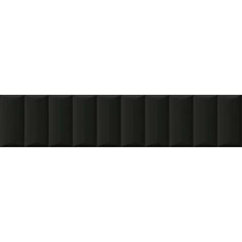 5904584187216 Sklep płytki PARADYŻ Duo Tonne Black Płytka Ścienna Cegiełka Struktura D Mat. 6,5x29,8 SS--065X298-1-DUTO.BKD