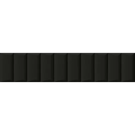 5904584187230 Sklep płytki PARADYŻ Duo Tonne Black Płytka Ścienna Cegiełka Struktura E Mat. 6,5x29,8 SS--065X298-1-DUTO.BKE