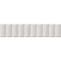 5904584187315 Sklep Płytki PARADYŻ Duo Tonne White Płytka Ścienna Cegiełka Struktura D Mat. 6,5x29,8 SS--065X298-1-DUTO.WHD