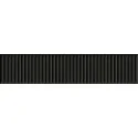5904584187155 Sklep Płytki PARADYŻ Duo Tonne Black Płytka Ścienna Cegiełka Struktura A Mat. 6,5x29,8 SS--065X298-1-DUTO.BKA